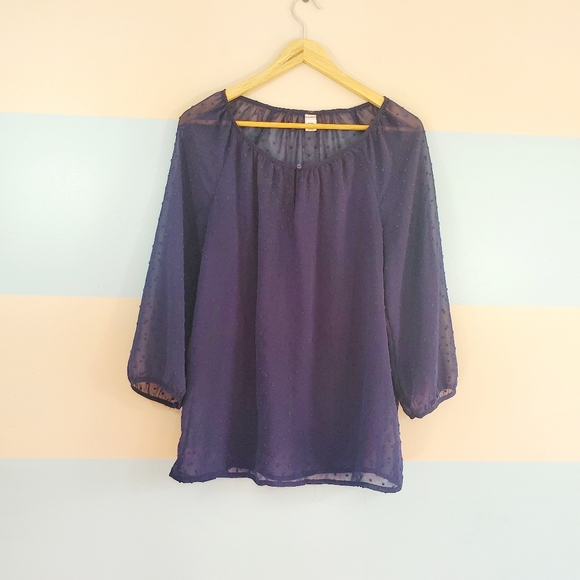 Old Navy Sheer Layering Top - Picture 5 of 6